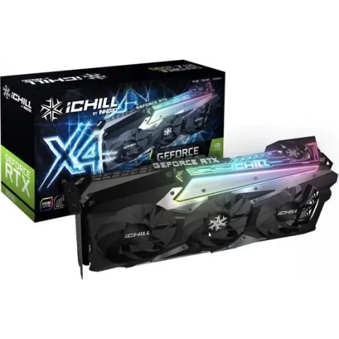 Inno3D GeForce RTX 3090 iChill X4 - Videokaart - 24 GB GDDR6X - PCIe 4.0 x16 - 1 x HDMI, 3 x DisplayPort