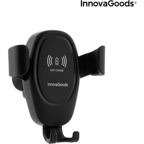 InnovaGoods Mobiele Telefoonhouder met Draadloze oplader voor Auto's Wolder