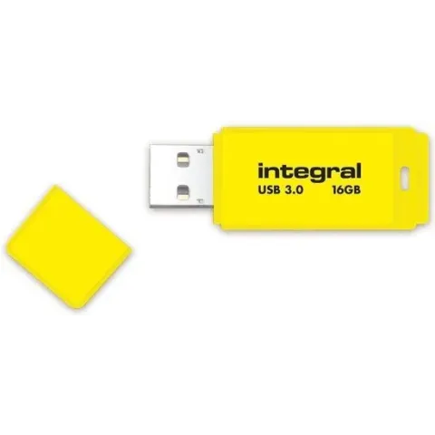 Integral NEON 3.0 USB flash drive 16 GB USB Type-A 3.2 Gen 1 (3.1 Gen 1) Geel