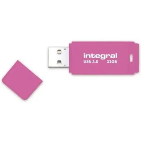 Integral NEON 3.0 USB flash drive 32 GB USB Type-A 3.2 Gen 1 (3.1 Gen 1) Roze