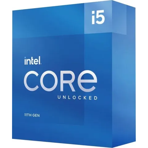 Intel Core i5 11600KF - Processor - 3.9 GHz (4.9 GHz)  6-cores - 12 threads - 12 MB cache - LGA1200 Socket - doos