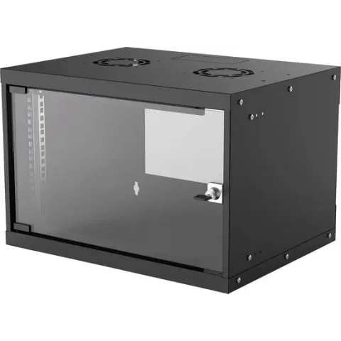 Intellinet 19 Wandverteiler Basic Line 6HE schwarz 19 inch wandkast (b x h x d) 540 x 353 x 400 mm 6 HE Zwart (RAL 9005