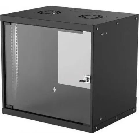 Intellinet 19 Wandverteiler Basic Line 9HE schwarz 19 inch wandkast (b x h x d) 540 x 487 x 400 mm 9 HE Zwart (RAL 9005)