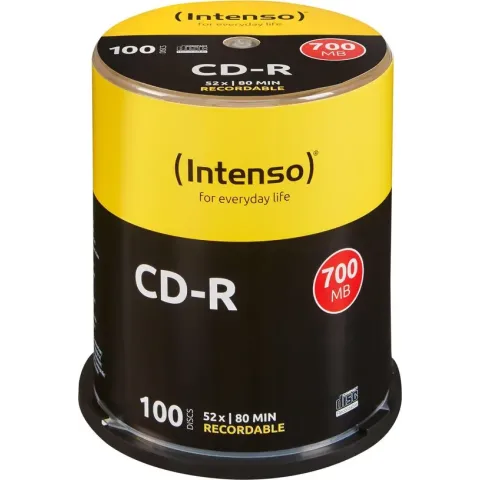 Intenso CD-R 700Mb 52x spindel (100)