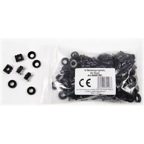 Inter-Tech 19" Befestigungssatz, 50 stuks