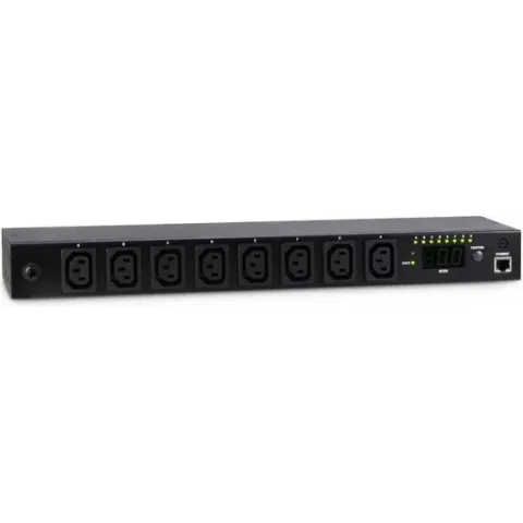 Inter-Tech 19" PDU SW-1681 8er stekker omlijsting schaltbar