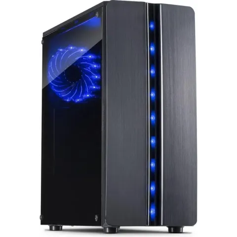 Inter-Tech 88881309 computerbehuizing Mini Tower Zwart