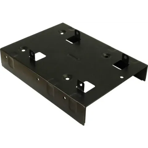 Inter-Tech 88885232 drive bay panel 2x 2,5'' Bezelplaat Zwart