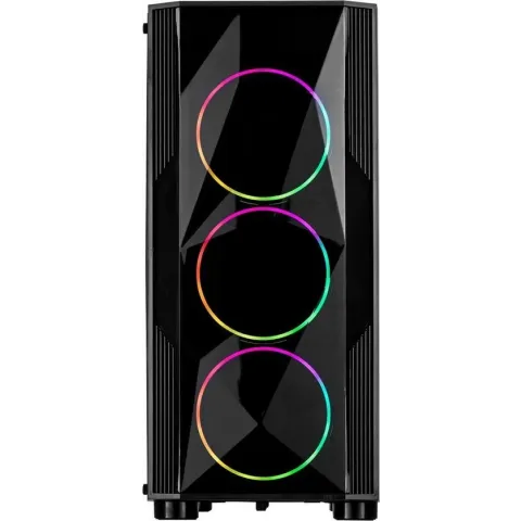 Inter-Tech A-3401 Chevron Tower Zwart