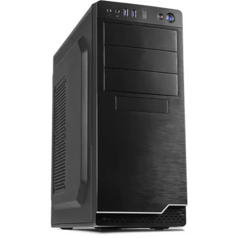 Inter-Tech IT-5916 tower-behuizing 2x USB-A 3.2 (5 Gbit/s), 2x Audio