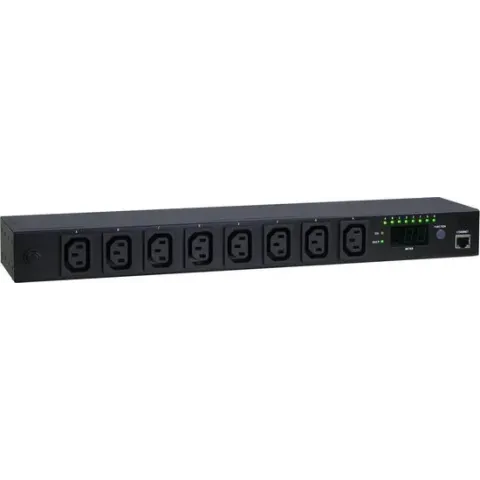 Inter-Tech SW-1081 energiedistributie 1U Zwart 8 AC-uitgang(en)