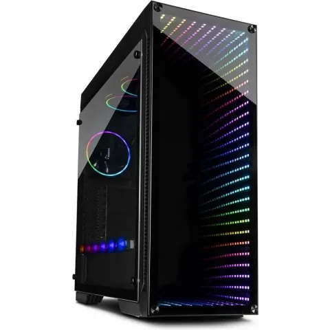 Inter-Tech X-908 Infini2 Toren Zwart