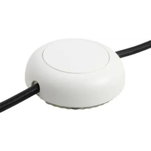 interBär 8124-008.01 LED-snoerdimmer Met schakelaar Wit 1x uit/aan Schakelvermogen (min.) 5 W Schakelvermogen (max.) 150 W 1 stuk(s)