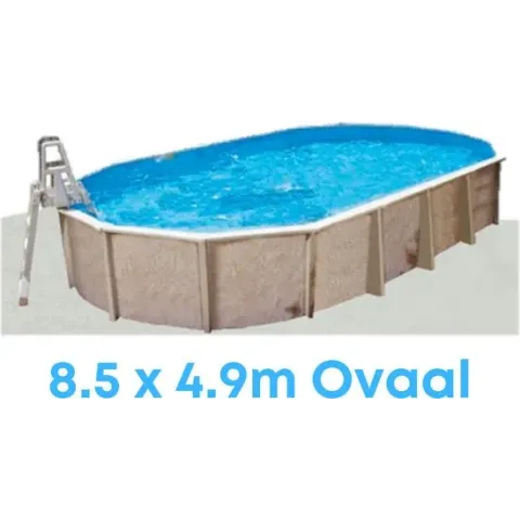 Interline Ondertapijt Ovaal 850×490 cm grondvilt