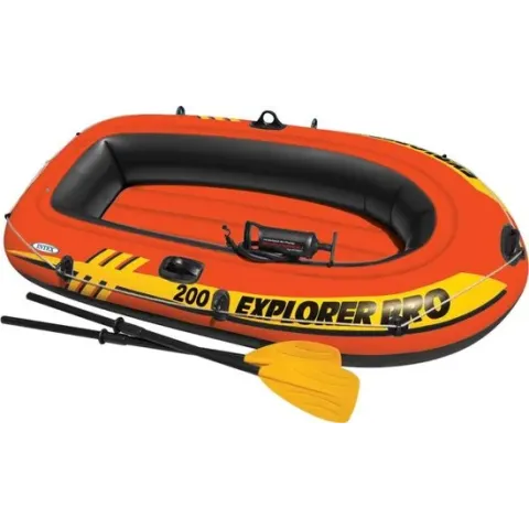 Intex Explorer Pro 200 Set - Opblaasboot - Mét peddels en pomp