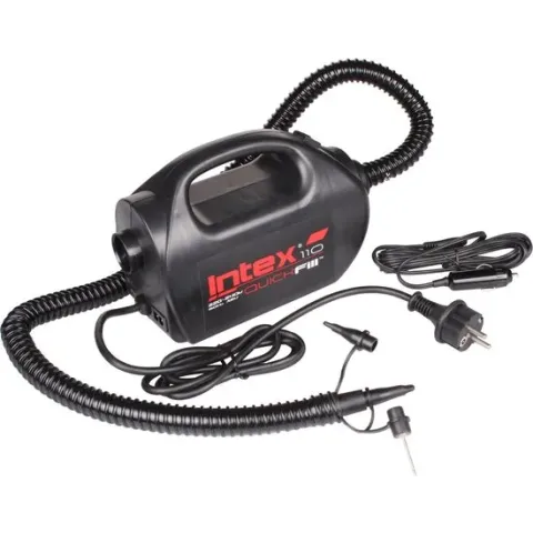 Intex Quick Fill elektrische pomp AC 220-240V/DC 12V zwart
