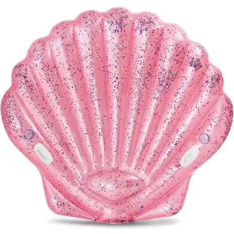 Intex Schelp Opblaasbaar: roze 178x165x24 cm