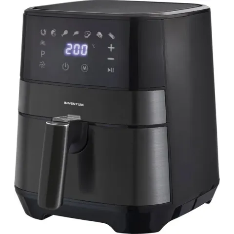 Inventum GF350HLDB - Heteluchtfriteuse - Inhoud 3,5 liter - Zwart/RVS