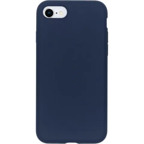 iPhone 8 Hoesje Siliconen - iPhone 7 Hoesje - iPhone SE (2020) Hoesje - iPhone SE (2022) Hoesje - Accezz Liquid Silicone Backcover - Blauw