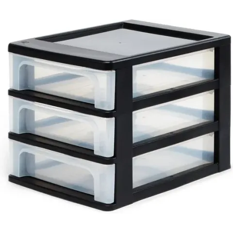 IRIS A4  Ladesysteem - 3x 4L - Zwart/Transparant