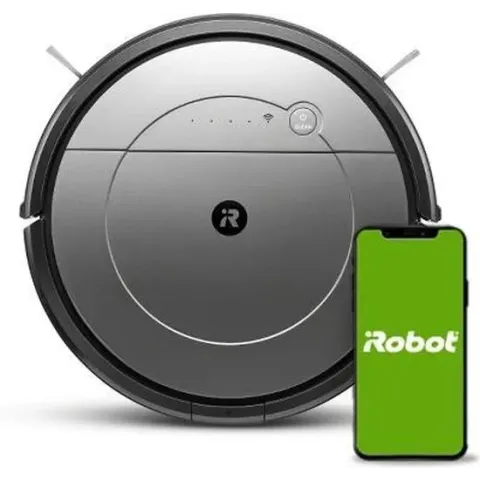 iRobot Roomba Combo robotstofzuiger 0,45 l Stofzak Zwart, Grijs