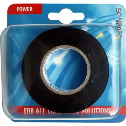 isolatieband 19mm 20m zwart