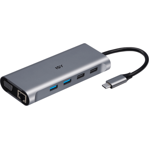 ISY Iad-1026 Usb-c 7-in-1 Multiport Adapter (pd)