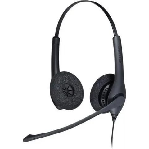 Jabra BIZ 1500 Duo QD Headset Hoofdband Zwart