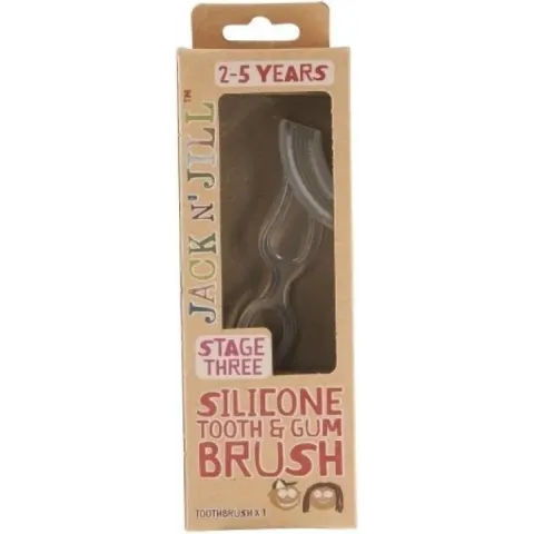 Jack N' Jill - Siliconen tandenborstel voor kinderen van 2 tot 5 jaar