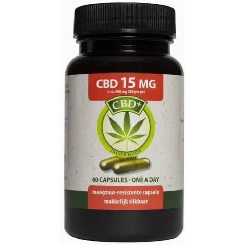 Jacob Hooy CBD Capsules 15 mg 60 capsules