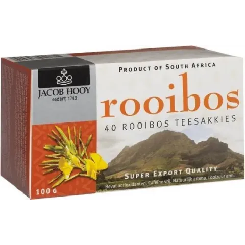 Jacob Hooy Rooibos Theezakjes 40 stuks
