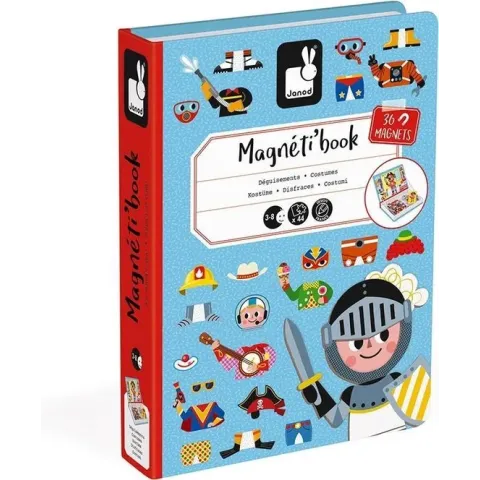 Janod Magnetibook - Verkleedfeest jongens