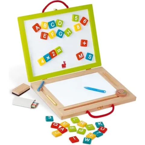 Janod Schoolbord - Speelkoffer 4-in-1