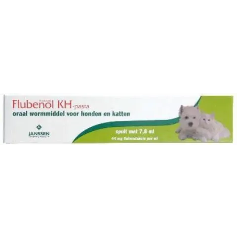 Janssen Flubenol pasta hond/kat - 1 st à 7,5 ml