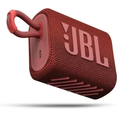 JBL Go 3 Rood - Draadloze Bluetooth Mini Speaker