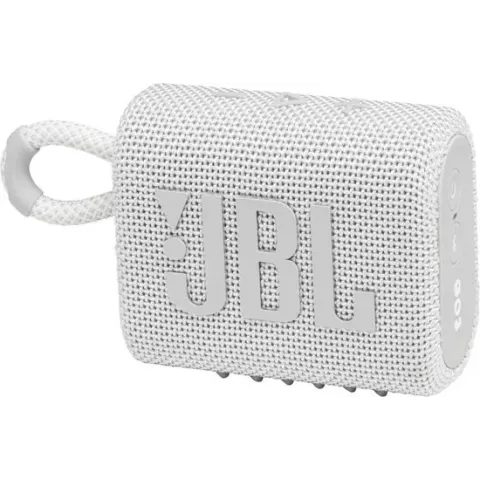 JBL Go 3 Wit - Draadloze Bluetooth Mini Speaker