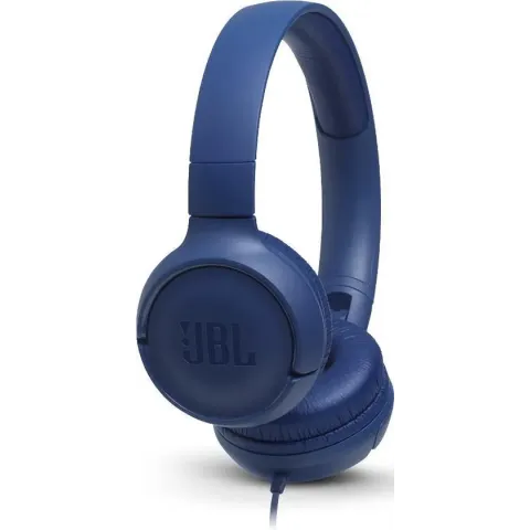 JBL T500 Blauw - On-ear koptelefoon