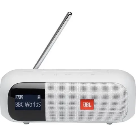 JBL Tuner 2 - Draagbare DAB+ radio met Bluetooth - Wit