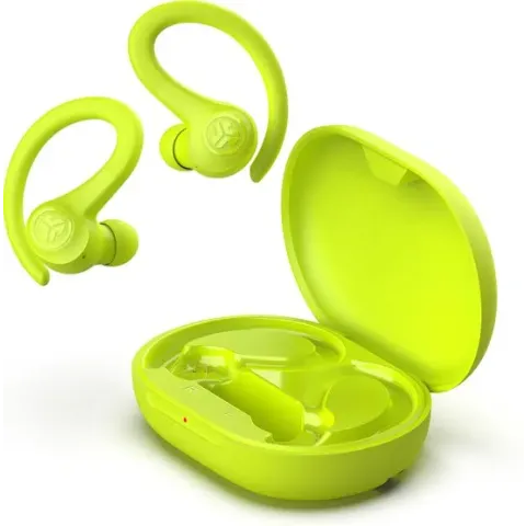JLAB GO Air Sport Volledig Draadloze Oordopjes - Draadloze Oordopjes - Bluetooth Oordopjes- Bluetooth Sport Oortjes - Sport oordopjes -   32 uur speeltijd - IP55 Waterbestendig - Aanpasbare EQ3 instellingen - Neon Geel