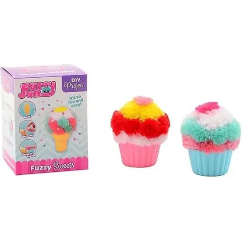Johntoy Diy-set Cupcakes En Ijsjes Fuzzy Junior Pluche