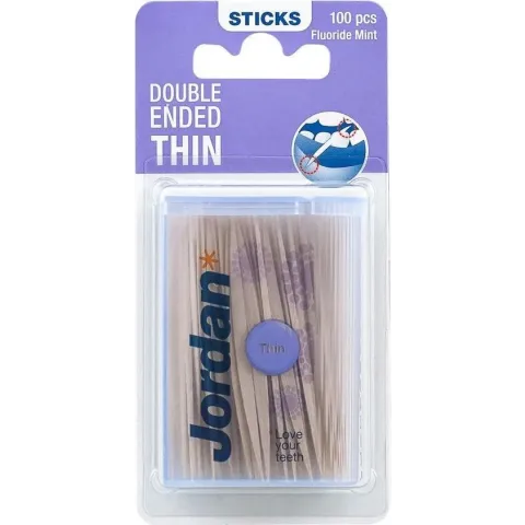 Jordan Dun 2-Zijdig - 100 st - Tandenstoker