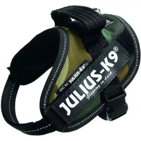Julius k9 idc harnas voor hond / tuig voor  camouflage mini/49-67cm