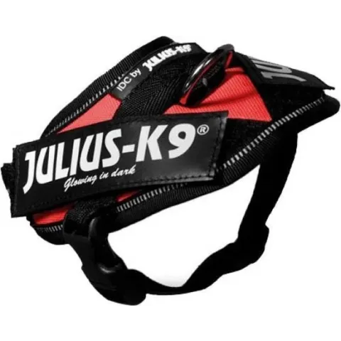 Julius K9 IDC Powertuig/Harnas - Baby 1/30-37cm - XXXS - Rood
