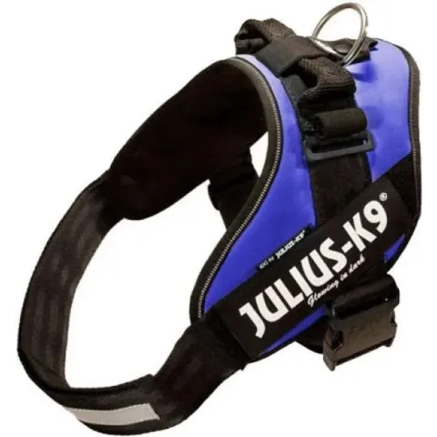 Julius K9 IDC Powertuig/Harnas - Maat 0/58-76 cm - M - Blauw