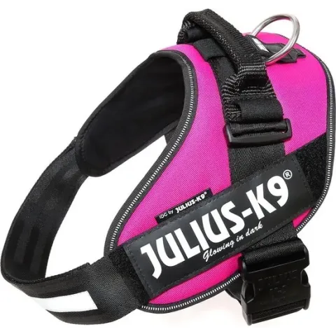 Julius K9 IDC Powertuig/Harnas - Maat 0/58-76cm - M - Donkerroze