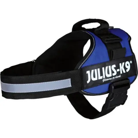 Julius K9 IDC Powertuig/Harnas - Maat 1/66-85cm - L - Blauw
