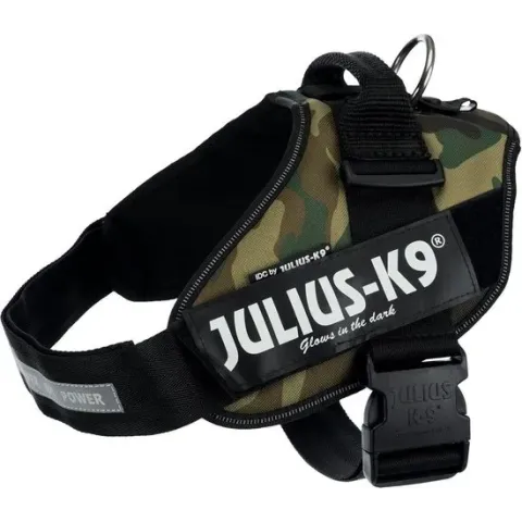 Julius K9 IDC Powertuig/Harnas - Maat 3/82-115cm - XXL - Camouflage