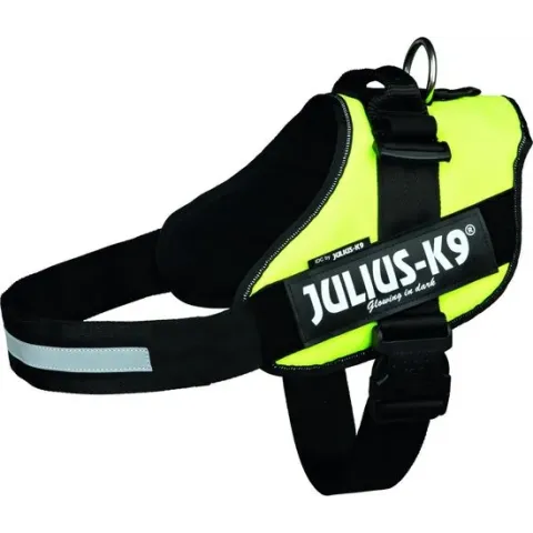 Julius K9 IDC Powertuig/harnas - Maat 3/82-115cm - XXL - Neon Groen