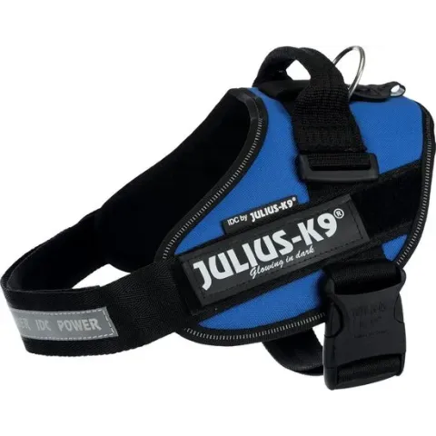 Julius K9 IDC Powertuig/Harnas - Maat 3/85-112cm - XXL - Blauw