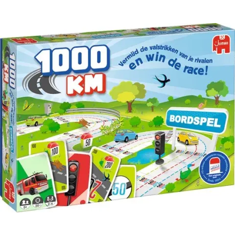 Jumbo 1000KM Bordspel - Gezelschapsspel voor kinderen